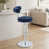 Bleu foncé / argent
