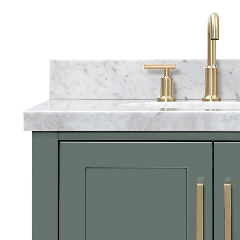 Magnolia Bath Vanity Oval Basin S073DCWOV, Vintage Green