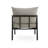 Leora Round Tube Sofa Chair, Outdoor Patio Sofa