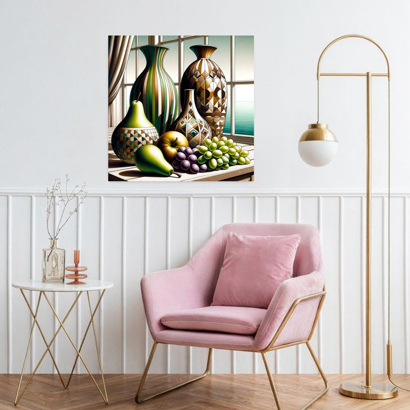 Art contemporain contemporain, H 32 po x l 32 po