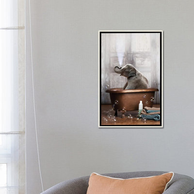 " Elephant in the Tub " Graphic Art