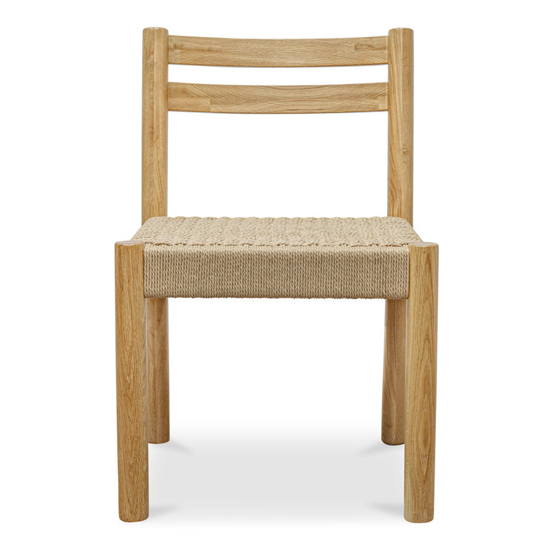 Finn Solid Wood Dining Chair, Natural