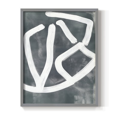 Abstract LXII Framed Print - Ready To Hang - Made in USA