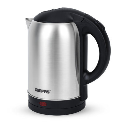 GEEPAS Electric Kettle 1.8L Cordless Stainless Steel Jug Kettle with LED Indicator 1800W