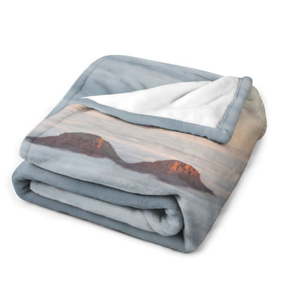 Jeté en flanelle Peaks Cloud Sea Dawn