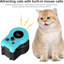 Jouet pour chat à télécommande automatique - Forme de souris fuyant, roue de course à vitesse réglable, jouet de chasse interactif intelligent avec une batterie de 400 mah, matériel de sécurité pour la prévention de l'obésité et de la pression