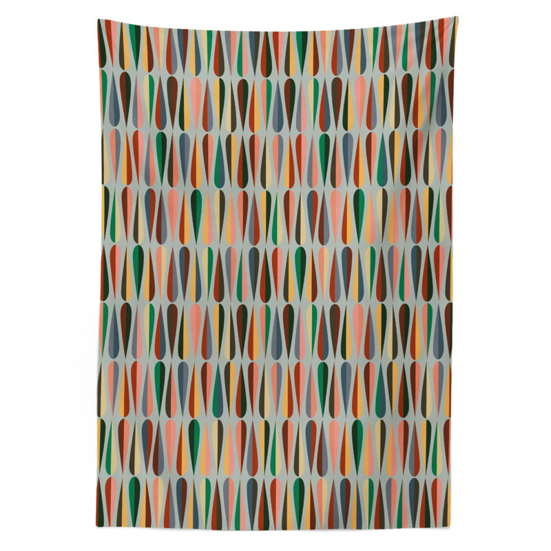 Geometric Tablecloth, 70" L x 52" W