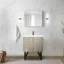 Meuble-lavabo rustique 30 po x 20 po, comptoir en marbre, robinet en métal, miroir de 28 po - résistance durable aux égratignures, aux taches et aux dommages causés par les chocs-552898999