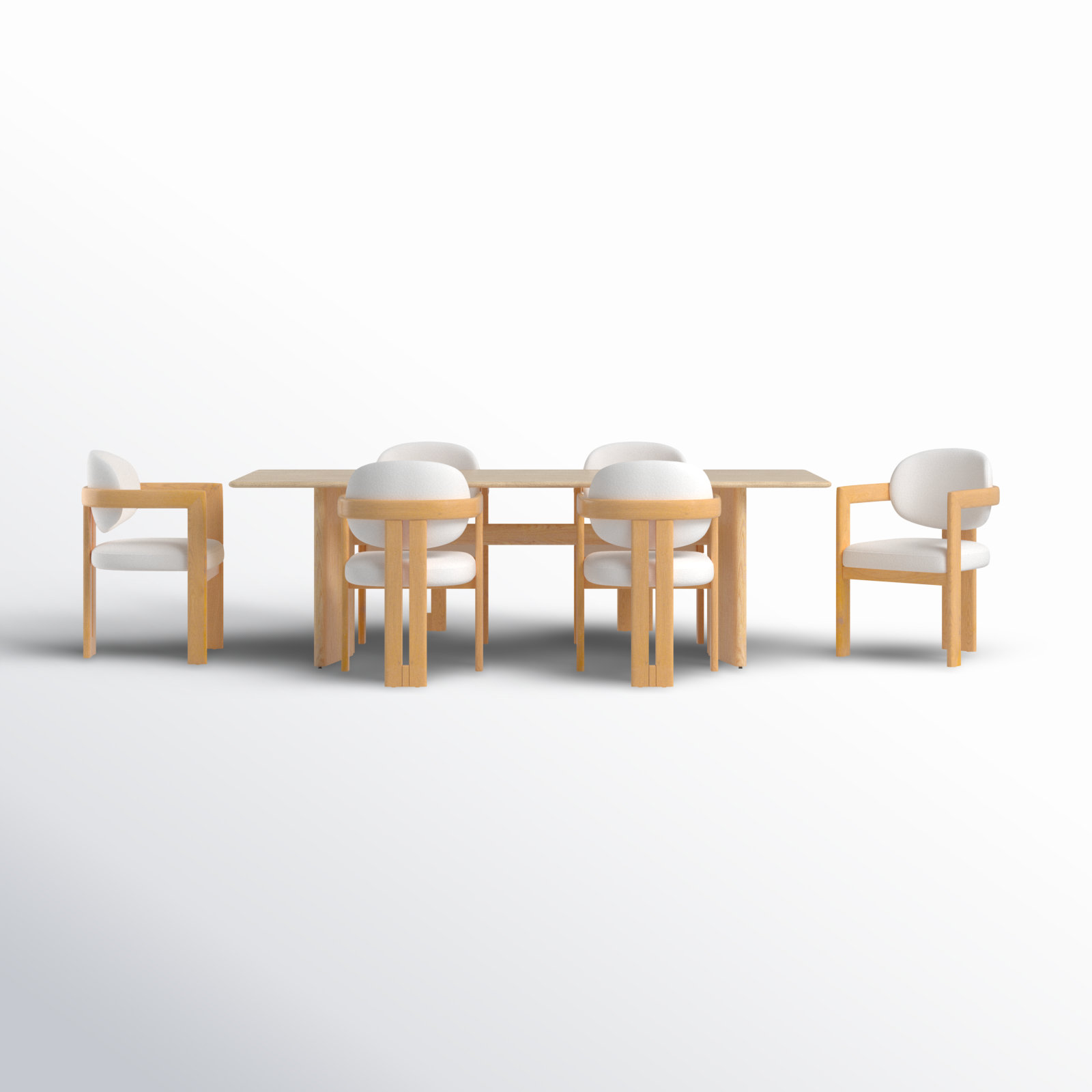Doreah 7 - Piece Dining Set - Thumbnail 2