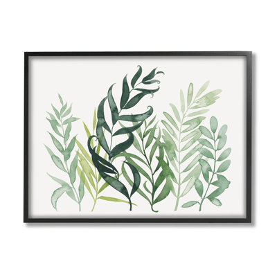«Layered Plant Leaves Botanical», estampe numérique par Grace Popp
