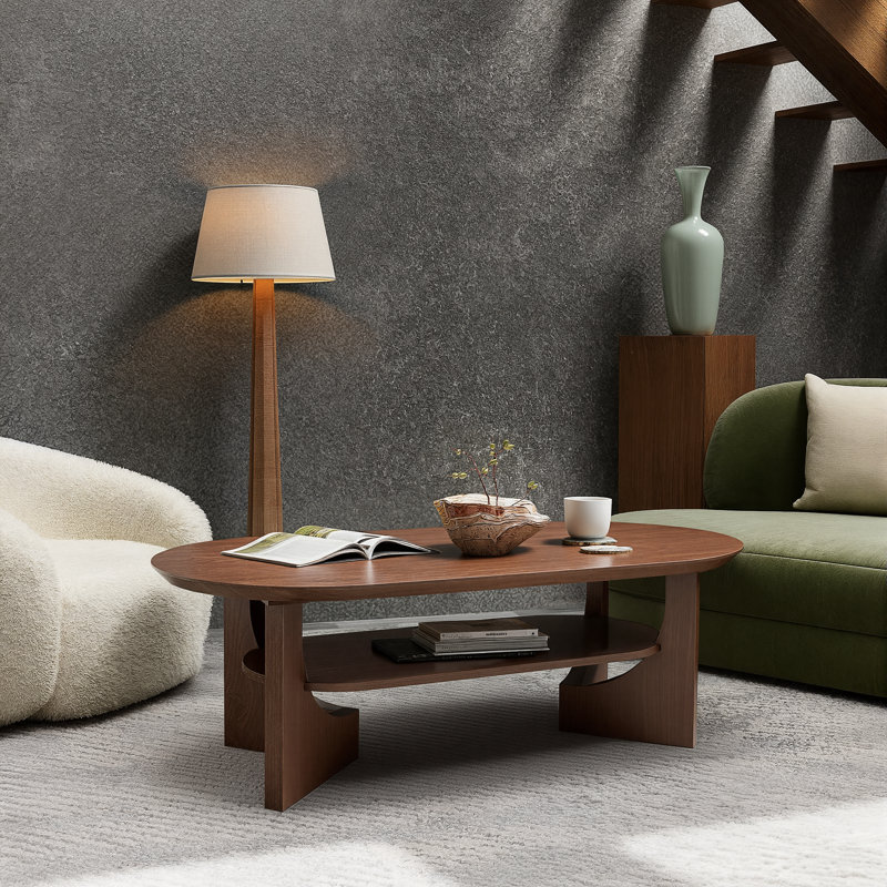 Table basse Modern Modern, Noyer