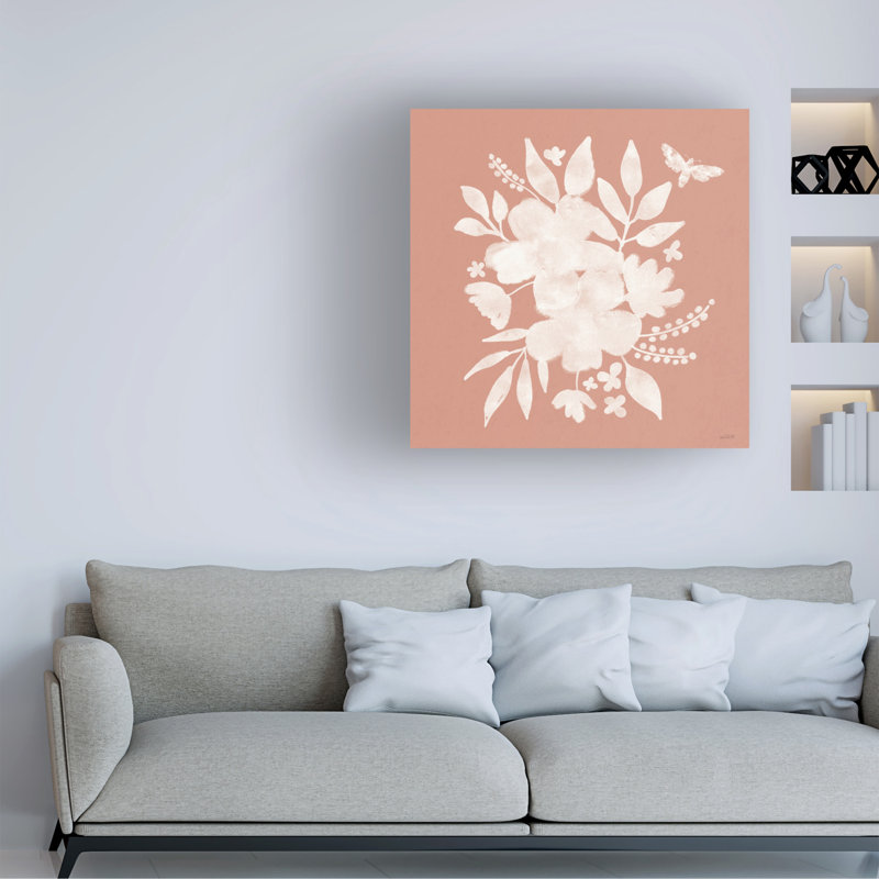 Art mural sur toile «Bachelor» par Anne Tavoletti, H 14 po x l 14 po