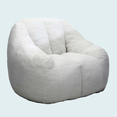 Bean Bag Chair With Filler, Bean Bag Sofa With Tufted Soft Stuffed Filling, Fluffy And Lazy Sofa, Comfy Cozy Bean Bag Chairs With Memory Foam by Trule