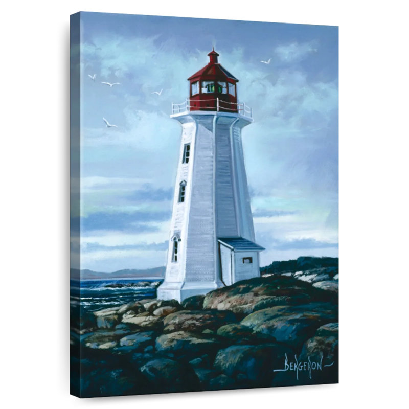Lilie Peggy's Cove Lighthouse, 24" H x 16" W