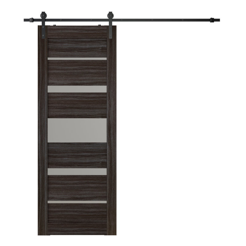 Porte de grange Kina, 31,75 po x 83,23 po, Chêne