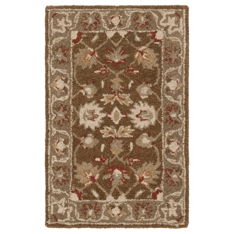 Tapis oriental en laine touffeté à la main Tingley, Rectangle 2 pi x 3 pi