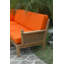 Outdoor 2 - Piece Teak Conversation Set