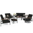 Chesler 7 Person Seating Group With Sunbrella Cushions