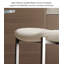 Italian Minimalist Ultra Fine Leather Backrest Dining Chair