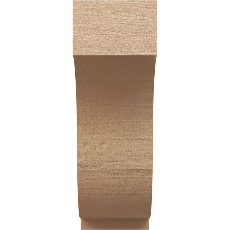 Corbeau Van Buren en cèdre brut TimberThane Corb, apprêté brun clair, H 33 po x l 11 po x P 22 po