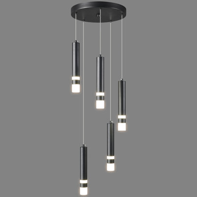 Mini-luminaire suspendu DEL à 5 lumières Enemencio