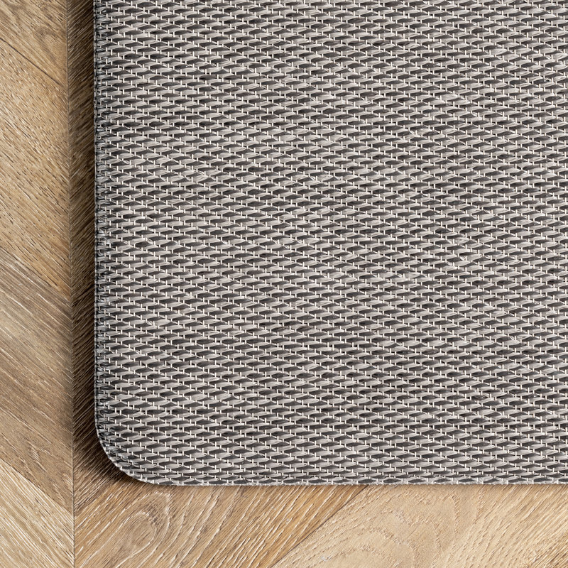 Tapis anti-fatigue Markleville, Rectangulaire 1 pi 8 po x 3 pi 6 po, Gris clair