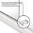 Julien 48 in. W x 76 in. H Single Added Frameless Shower Door with Clear Glass-1514647530