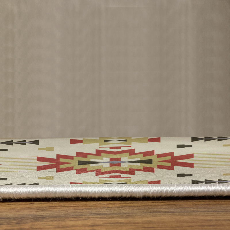 Tapis gris / jaune, Rectangle 5 pi 2 po x 7 pi 6 po