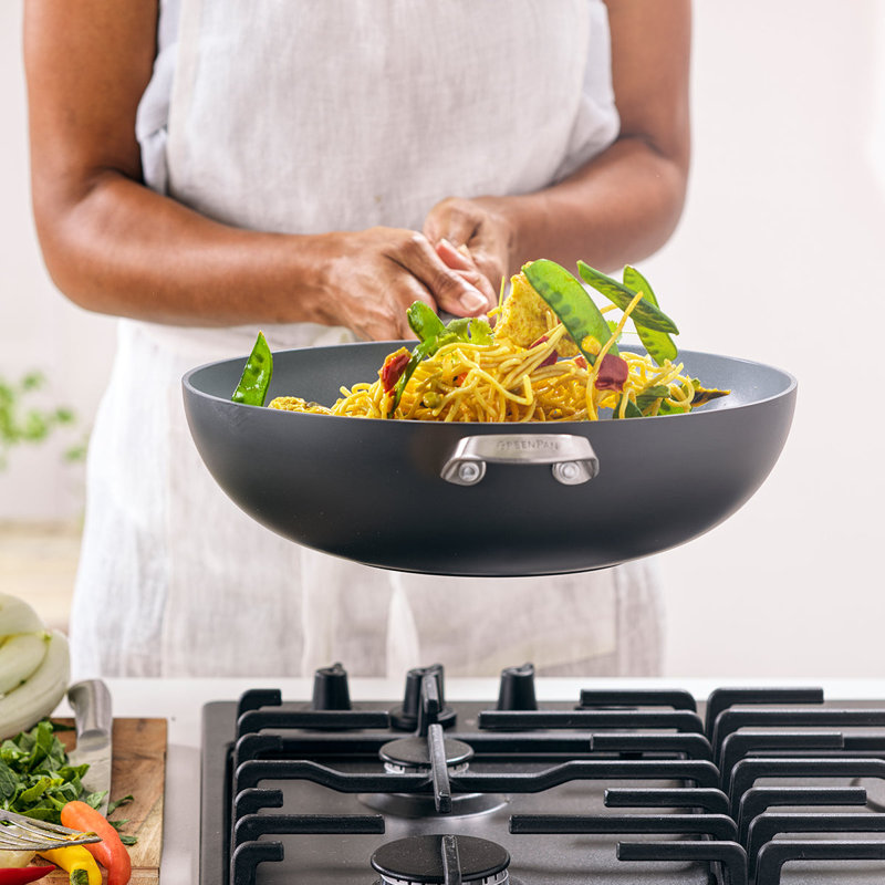 GreenPan Paris Pro Healthy Ceramic Nonstick 12.5" Wok