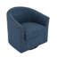 Aunna Nailhead Swivel Barrel Chair-327422289