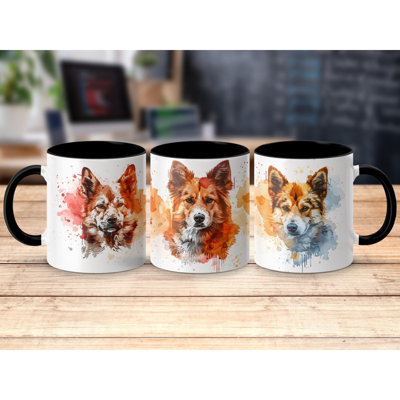 Ceramic Coffee Mug, 2, Black