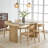62" Rectangular Dining Table for 6–8, Wooden Kitchen Table with Double Pedestal Base, Sturdy Dining Table for Dining Room, Kitchen & Living Area-1859598226