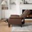 Fauteuil en similicuir avec dossier inclinable