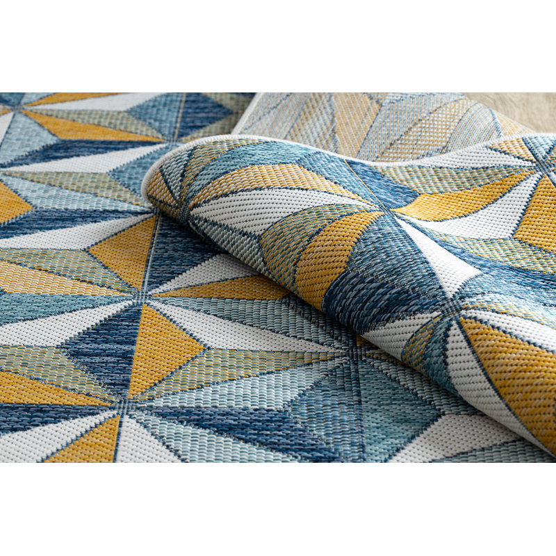Toftrees Geometric Indoor / Outdoor Area Rug, Rectangle 140 x 190cm
