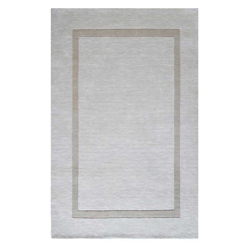 Bauxite Geometric Hand Woven Area Rug, Rectangle 120 x 170cm