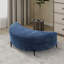 Grand repose-pieds rembourré avec rangement demi-lune-41860307