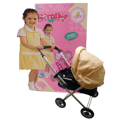 Hood and Body Toy Buggy Pushchair