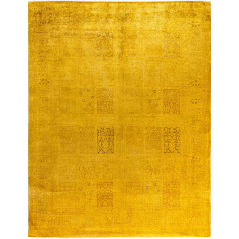 Overdyed One-of-a-Kind 8' 2" X 10' 4" Hand Knotted Area Rug