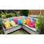 Indoor / Outdoor Grey Circular Throw Cushion-61305763