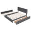 Lit plateforme tapissier avec tiroirs et lit gigogne-752401239