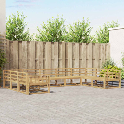 404cm Wide Patio Sectional Set