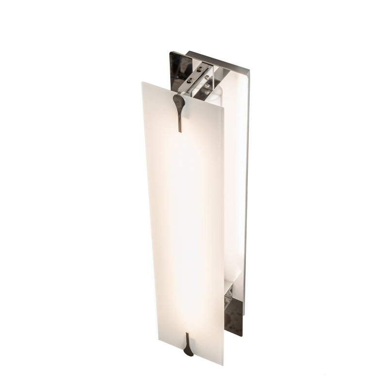 Akranes LED Flush Mounted Sconce, Chrome