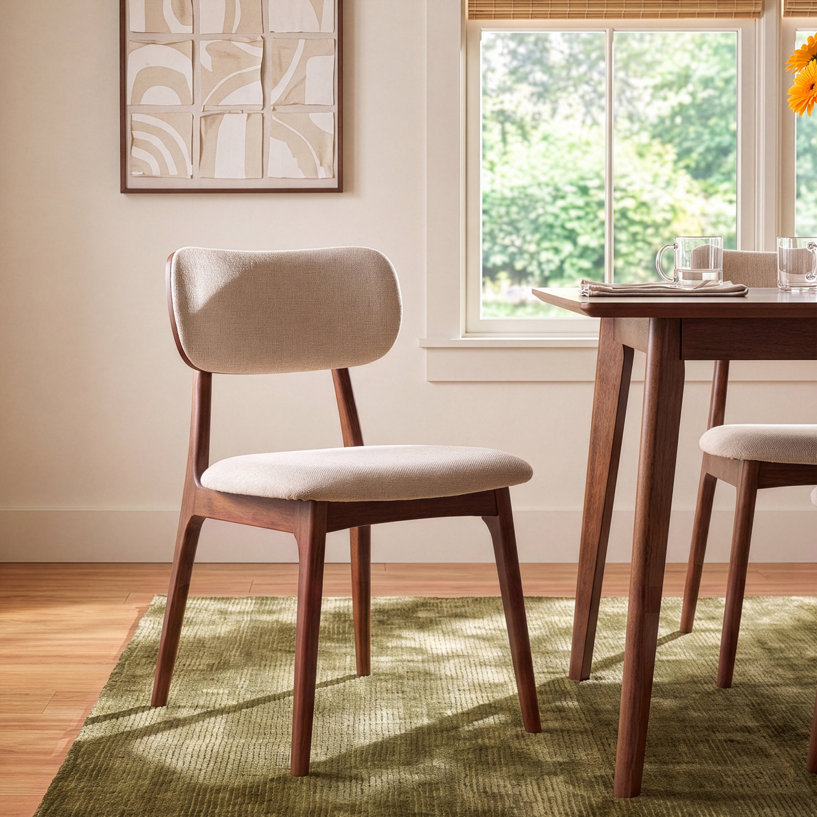 Ena Dining Chair, Walnut