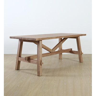 Solid Wood Nordic Simple Rectangular Dining Table