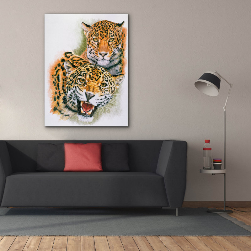 Impression de flambée sur toile «Dakota» par Barbara Keith, H 54 po x l 40 po x P 1,5 po