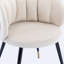 Fauteuil demi-tonneau en velours 22,04 po Taniece-14179203