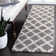 Ines Geometric Gray Area Rug