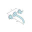 AXOR Citterio M Wall Mounted Bathroom Faucet-16192284