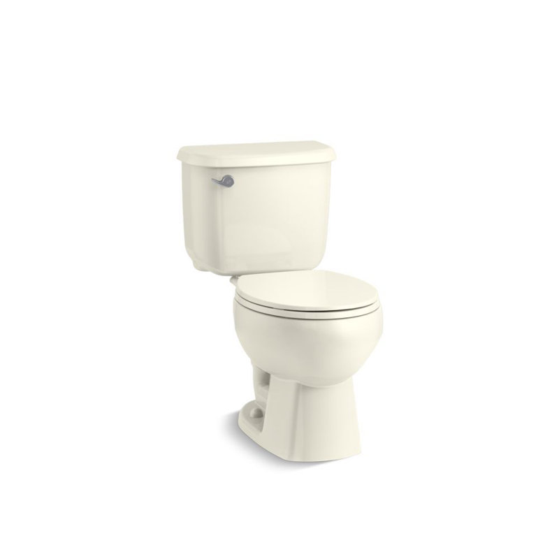 Toilette ronde 2 pièces Windham, Biscuit