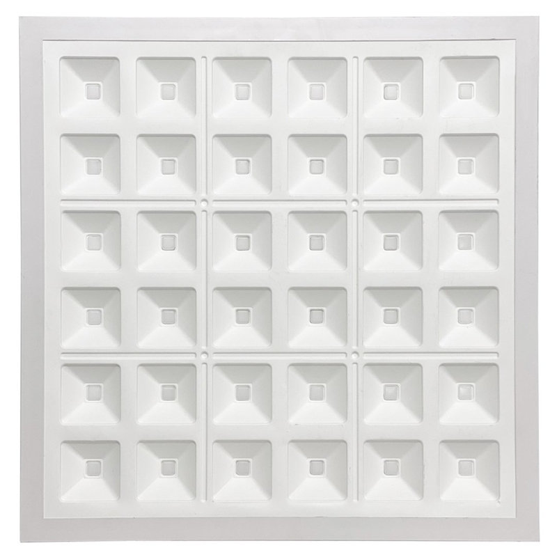 Dimmable Square Troffer Ceiling Light, 4000K